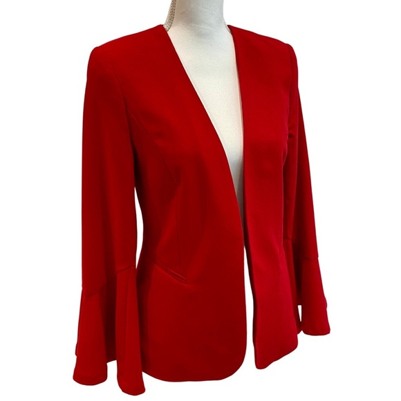 Worthington Red Blazer flare open - Picture 2 of 13